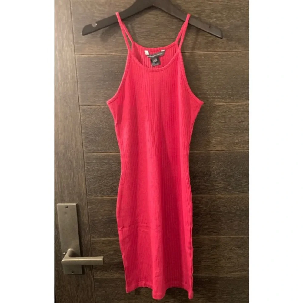 FRENCH CONNECTION 🍉 Ribbed Mini Dress - Picture 5 of 12